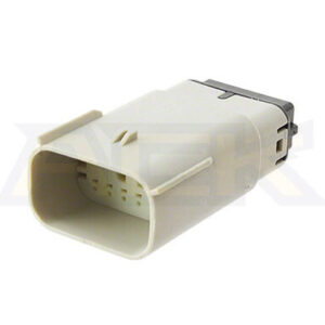 Molex MX150 Conector macho impermeable de 12 pines gris claro 334826202 33482 6202