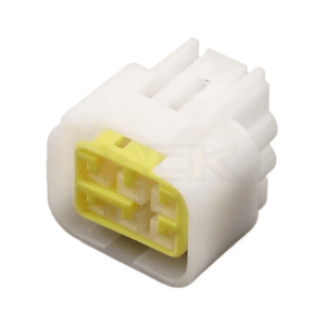 6 way female window lifter wire white color connector high voltage ignition coil plug for ford mondeo fw c 6f b