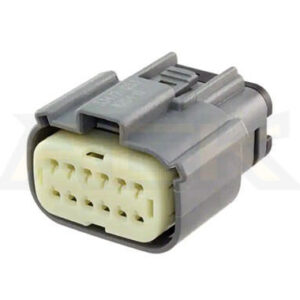 Molex MX150 Conjunto de conector hembra impermeable de 12 orificios gris oscuro 334721253 33472 1253