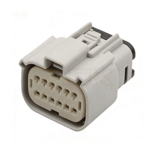 molex mx150 12 hole waterproof female connector assembly light gray 334721202 33472 1202