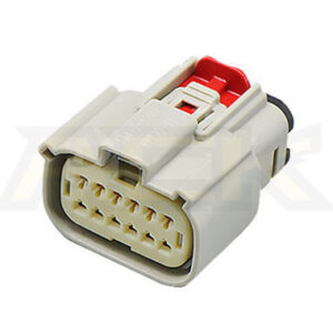 Molex MX150 Conjunto de conector hembra impermeable de 12 orificios gris claro 334721207 33472 1207