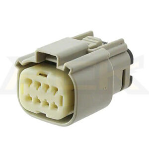 Molex MX150 Conjunto de conector hembra impermeable de 8 orificios gris claro 334724802 33472 4802