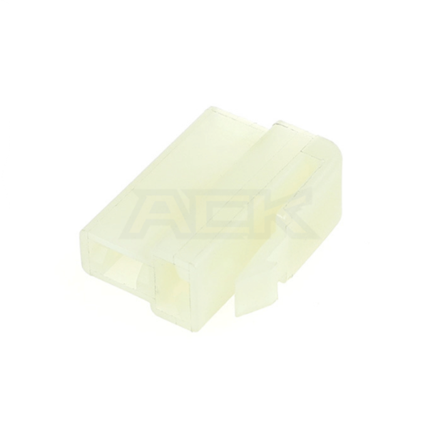 2 hole unsealed female auto connector 6070 2611