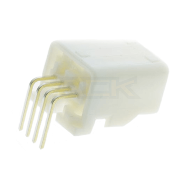 4 position wire to board male pcb header 1565749 1