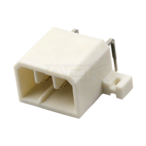 5 position unsealed male automobile connector right angle pcb header 172040 1