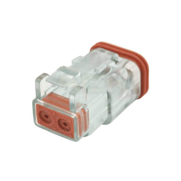 deutsch dt series 2 way receptacle connector transparent color dt06 2s with w2s