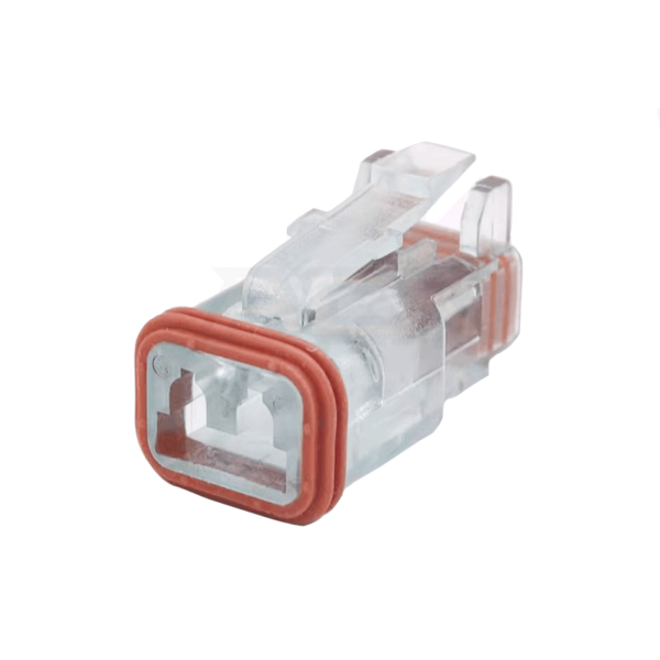 deutsch dt series 2 way receptacle connector transparent color dt06 2s with w2s