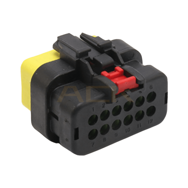 ampseal 16 series 12 pin female waterproof camshaft sensor connector heavy duty plug for cat excavator 776437 3 776533 3