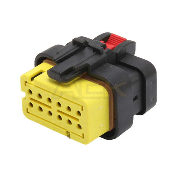 ampseal 16 series 12 pin female waterproof camshaft sensor connector heavy duty plug for cat excavator 776437 3 776533 3
